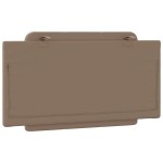vidaXL Pernă pentru tăblie pat, cappuccino, 100 cm, piele artificială