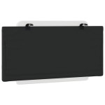 vidaXL Pernă pentru tăblie pat, alb și negru, 100cm, piele artificială