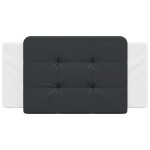 vidaXL Pernă pentru tăblie pat, Zadar, negru și alb, 100cm, piele artificială