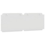 vidaXL Pernă pentru tăblie pat, alb, 120 cm, piele artificială