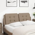vidaXL Pernă pentru tăblie pat, cappuccino, 120 cm, piele artificială vidaXL Pernă pentru tăblie pat, cappuccino, 120 cm, piele artificială