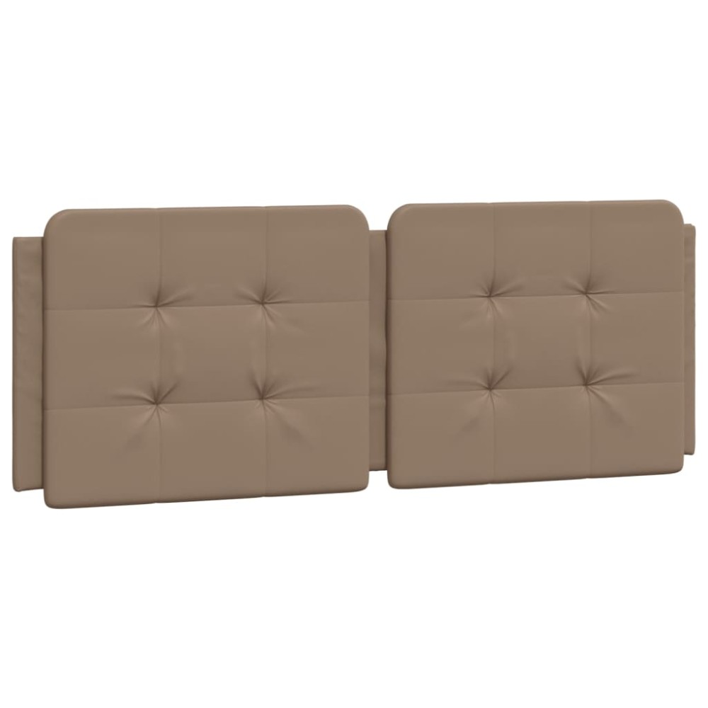 vidaXL Pernă pentru tăblie de pat, cappuccino 140 cm piele artificială
