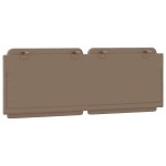 vidaXL Pernă pentru tăblie de pat, cappuccino 140 cm piele artificială