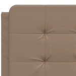 vidaXL Pernă pentru tăblie de pat, cappuccino 140 cm piele artificială