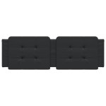 vidaXL Pernă pentru tăblie pat, Zadar, negru, 160 cm, piele artificială