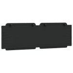 vidaXL Pernă pentru tăblie pat, Zadar, negru, 160 cm, piele artificială