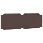 vidaXL Pernă pentru tăblie pat, Zadar, maro, 160 cm, piele artificială