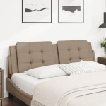 vidaXL Pernă pentru tăblie pat, cappuccino, 160 cm, piele artificială vidaXL Pernă pentru tăblie pat, cappuccino, 160 cm, piele artificială