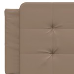 vidaXL Pernă pentru tăblie pat, cappuccino, 160 cm, piele artificială vidaXL Pernă pentru tăblie pat, cappuccino, 160 cm, piele artificială