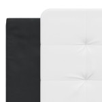 vidaXL Pernă pentru tăblie pat, alb și negru, 180cm, piele artificială vidaXL Pernă pentru tăblie pat, alb și negru, 180cm, piele artificială