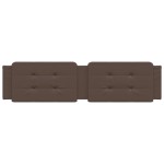 vidaXL Pernă pentru tăblie pat, Zadar, maro, 200 cm, piele artificială