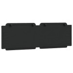 vidaXL Pernă pentru tăblie pat, Zadar, negru, 152 cm, piele artificială