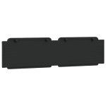 vidaXL Pernă pentru tăblie pat, Zadar, negru, 193 cm, piele artificială