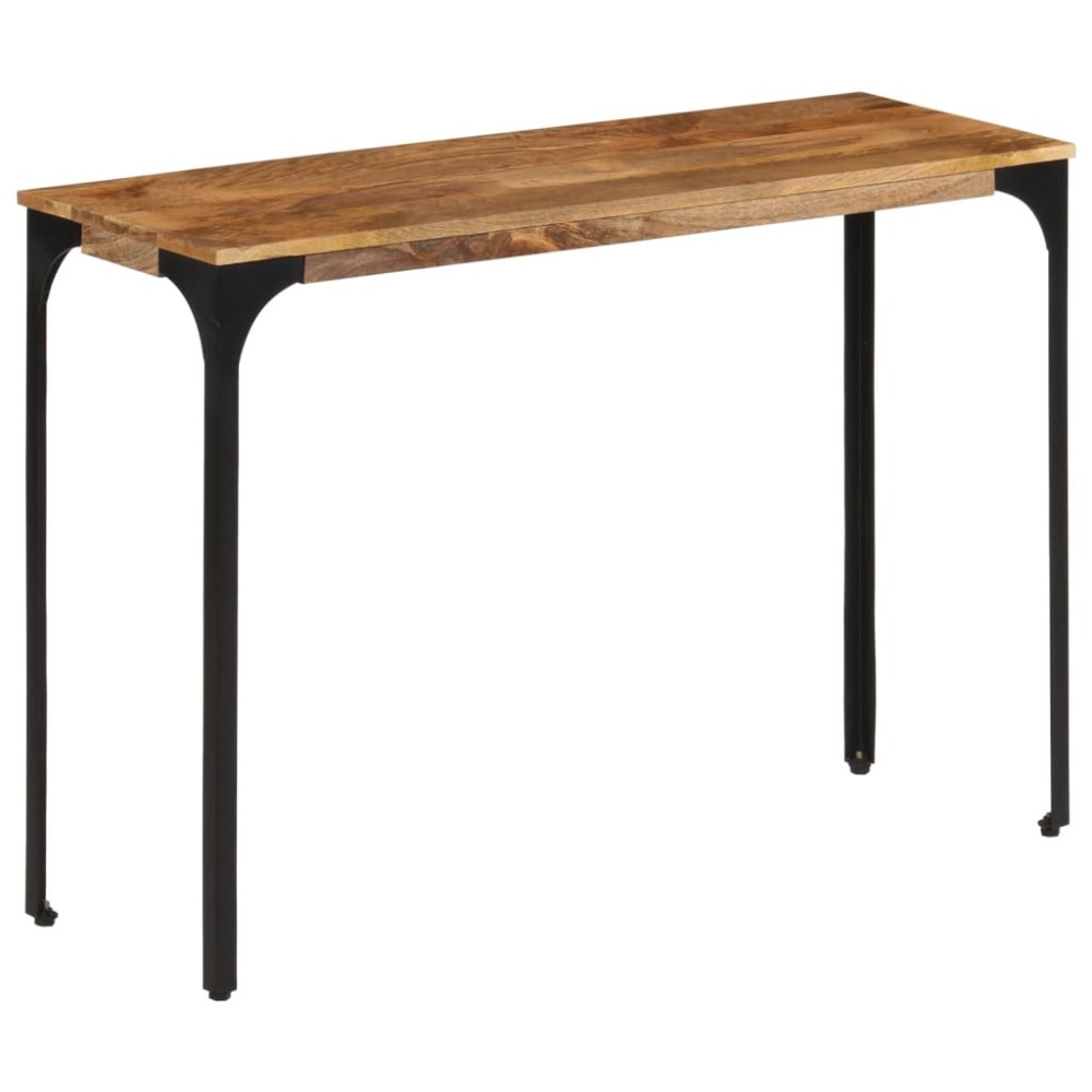 vidaXL Masă Consolă Maro 110x35x76 cm Lemn de Mango și Fier