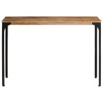 vidaXL Masă Consolă Maro 110x35x76 cm Lemn de Mango și Fier