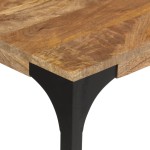vidaXL Masă Consolă Maro 110x35x76 cm Lemn de Mango și Fier