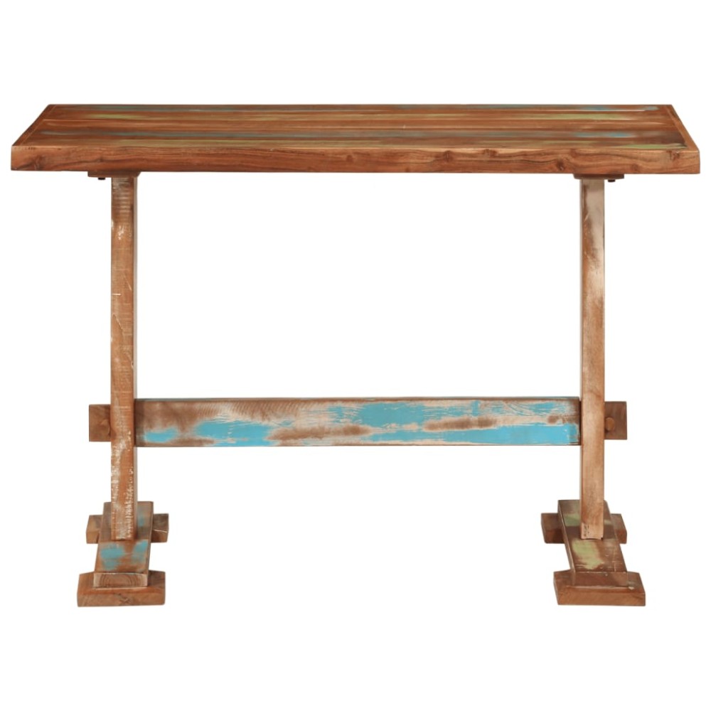 vidaXL Masă de bucătărie, 110x55x78 cm, lemn masiv reciclat
