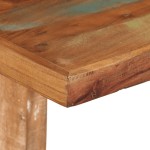 vidaXL Masă de bucătărie, 110x55x78 cm, lemn masiv reciclat