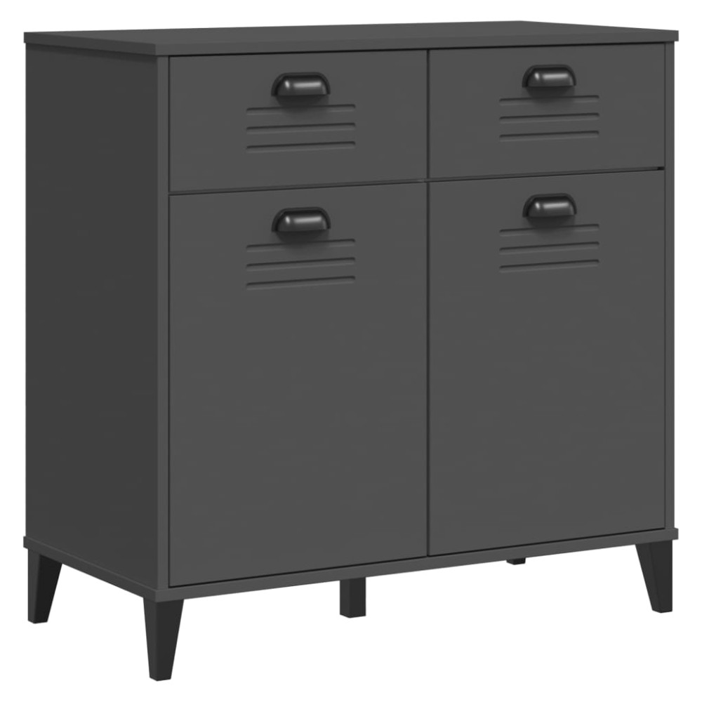 vidaXL Dulap „VIKEN”, gri antracit, 80x40x80 cm, lemn prelucrat