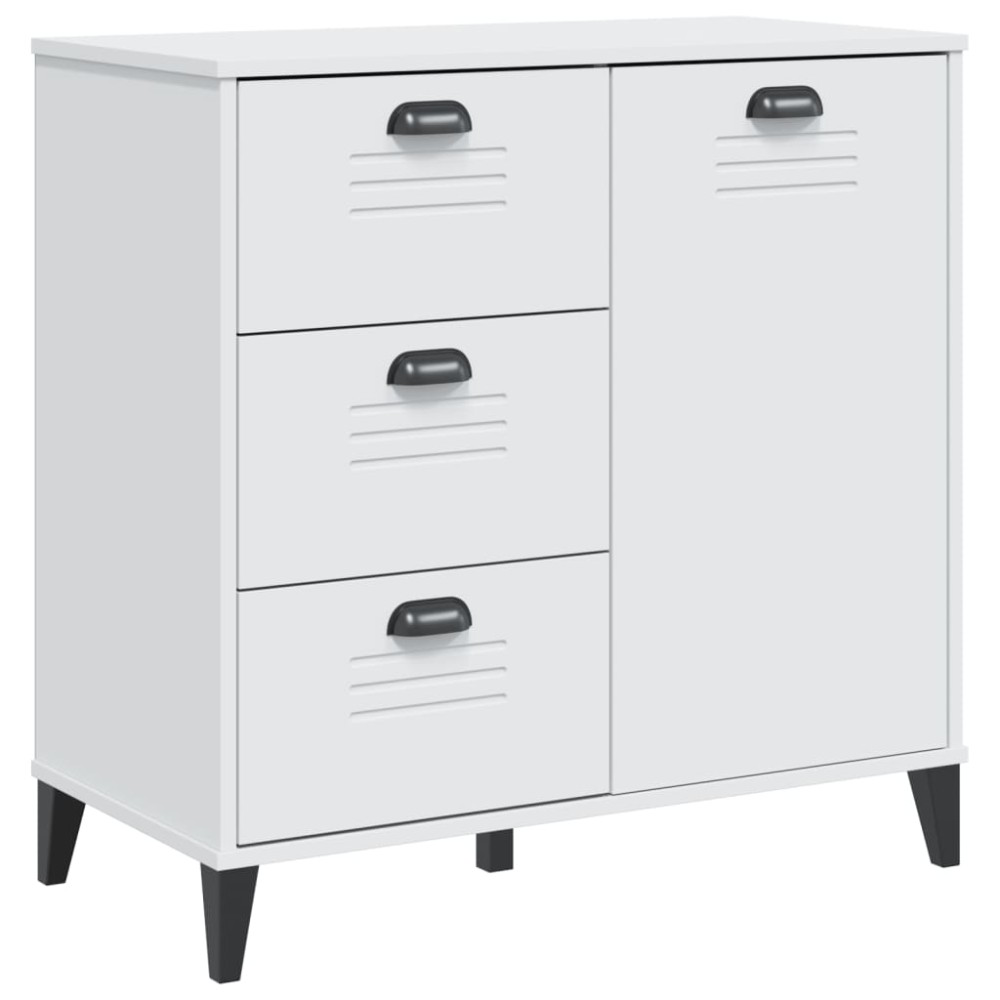 vidaXL Dulap „VIKEN”, alb, 80x40x80 cm, lemn prelucrat