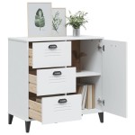 vidaXL Dulap „VIKEN”, alb, 80x40x80 cm, lemn prelucrat vidaXL Dulap „VIKEN”, alb, 80x40x80 cm, lemn prelucrat