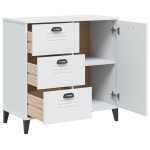 vidaXL Dulap „VIKEN”, alb, 80x40x80 cm, lemn prelucrat vidaXL Dulap „VIKEN”, alb, 80x40x80 cm, lemn prelucrat