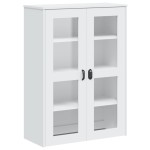 vidaXL Dulap superior „VIKEN”, alb, lemn prelucrat
