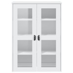 vidaXL Dulap superior „VIKEN”, alb, lemn prelucrat