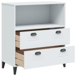 vidaXL Bibliotecă „VIKEN”, alb, 80x40x90 cm, lemn prelucrat vidaXL Bibliotecă „VIKEN”, alb, 80x40x90 cm, lemn prelucrat