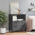 vidaXL Bibliotecă „VIKEN”, gri antracit, 80x40x90 cm, lemn prelucrat vidaXL Bibliotecă „VIKEN”, gri antracit, 80x40x90 cm, lemn prelucrat