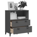 vidaXL Bibliotecă „VIKEN”, gri antracit, 80x40x90 cm, lemn prelucrat vidaXL Bibliotecă „VIKEN”, gri antracit, 80x40x90 cm, lemn prelucrat