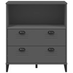 vidaXL Bibliotecă „VIKEN”, gri antracit, 80x40x90 cm, lemn prelucrat vidaXL Bibliotecă „VIKEN”, gri antracit, 80x40x90 cm, lemn prelucrat
