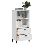 vidaXL Bibliotecă „VIKEN”, alb, 60x35x123 cm, lemn prelucrat vidaXL Bibliotecă „VIKEN”, alb, 60x35x123 cm, lemn prelucrat