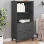 vidaXL Bibliotecă „VIKEN”, gri antracit, 60x35x123 cm, lemn prelucrat vidaXL Bibliotecă „VIKEN”, gri antracit, 60x35x123 cm, lemn prelucrat