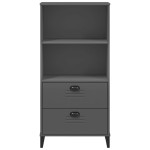 vidaXL Bibliotecă „VIKEN”, gri antracit, 60x35x123 cm, lemn prelucrat vidaXL Bibliotecă „VIKEN”, gri antracit, 60x35x123 cm, lemn prelucrat