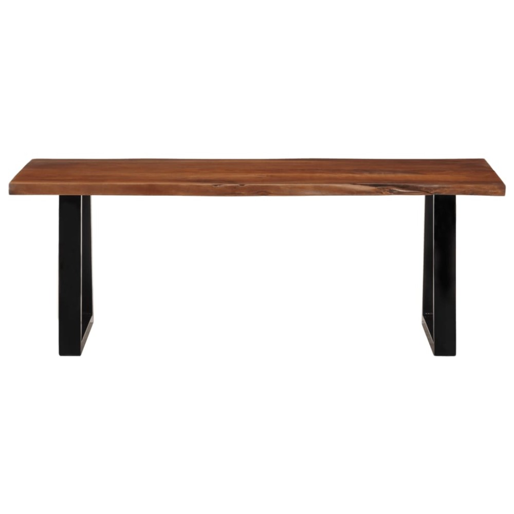 vidaXL Măsuță de cafea, maro miere, 110x55x40 cm, lemn masiv acacia