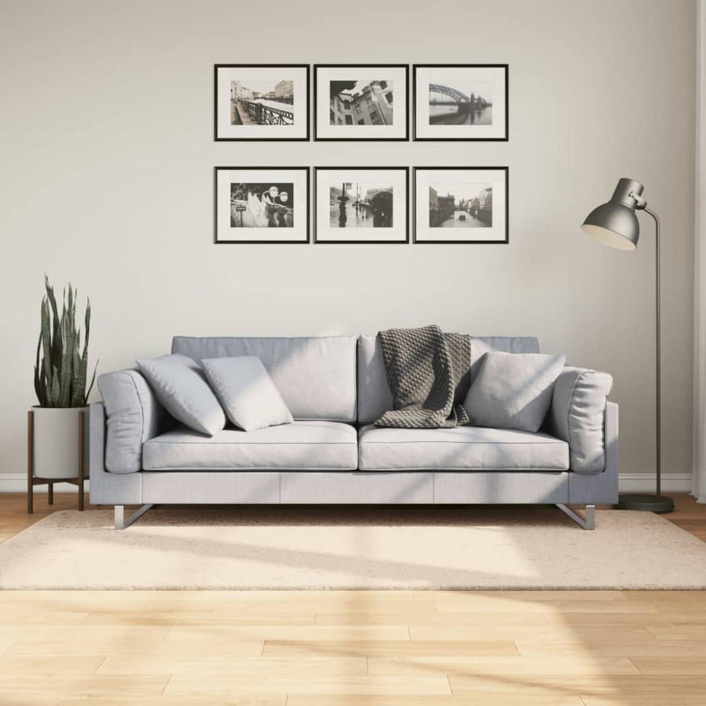 vidaXL Covor HUARTE, fir scurt, moale și lavabil, bej, 100x200 cm