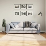 vidaXL Covor HUARTE, fir scurt, moale și lavabil, bej, 160x160 cm