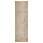 vidaXL Covor HUARTE, fir scurt, moale și lavabil, nisipiu, 80x250 cm
