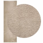 vidaXL Covor HUARTE, fir scurt, moale și lavabil, nisipiu, 80x250 cm