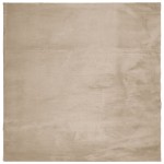 vidaXL Covor HUARTE, fir scurt, moale și lavabil, nisipiu, 160x160 cm vidaXL Covor HUARTE, fir scurt, moale și lavabil, nisipiu, 160x160 cm