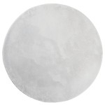 vidaXL Covor HUARTE, fir scurt, moale și lavabil, gri, Ø 100 cm