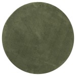 vidaXL Covor HUARTE, fir scurt, moale și lavabil, verde pădure Ø 200cm