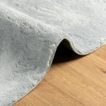vidaXL Covor HUARTE, fir scurt, moale și lavabil, albastru, 80x200 cm