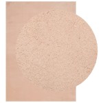 vidaXL Covor HUARTE, fir scurt, moale și lavabil, roz pudră, 120x170cm