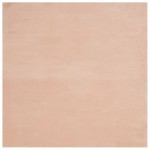 vidaXL Covor HUARTE, fir scurt, moale și lavabil, roz pudră, 160x160cm