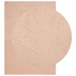 vidaXL Covor HUARTE, fir scurt, moale și lavabil, roz pudră, 160x230cm