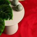 vidaXL Covor HUARTE, fir scurt, moale și lavabil, roșu, 140x200 cm