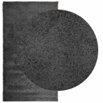 vidaXL Covor pufos "PAMPLONA" cu fire înalte antracit modern 60x110 cm