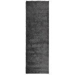 vidaXL Covor pufos "PAMPLONA" cu fire înalte antracit modern 80x250 cm